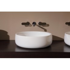 Flaminia Bonola 50 umywalka nablatowa biały połysk BN50A