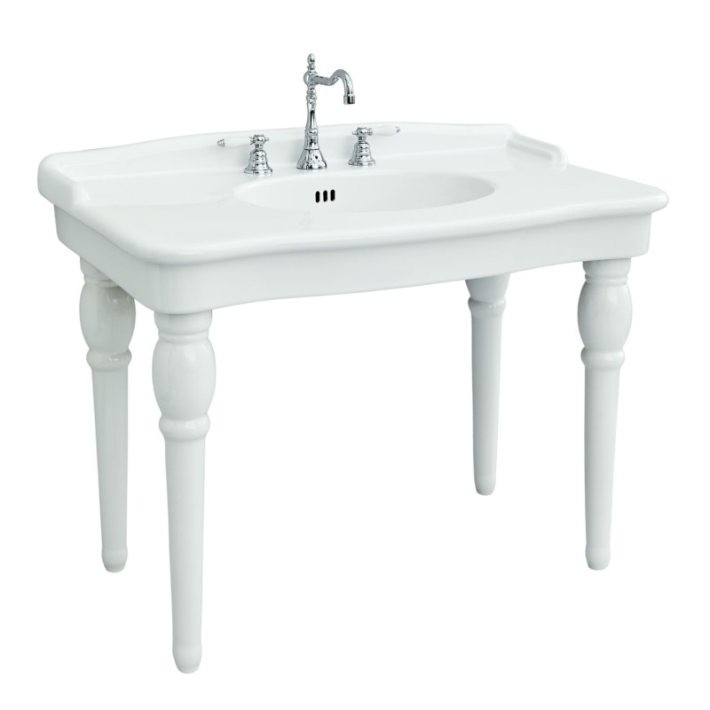 Artceram Hermitage console basin 112 cm white