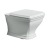 Artceram Civitas wc wall-hung with seat cover CIV001