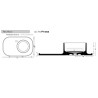 Bleu Provence UP 700 modern countertop washbasin
