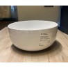 Sphere  round countertop washbasin cm.44x22h biały
