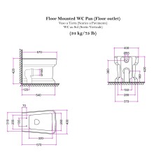 BP520 technical drawing