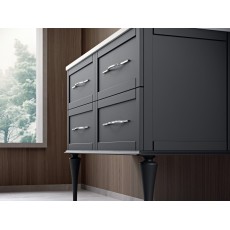 Baden Haus Tiffany szafka łazienkowa 74 cm z umywalką , kolor grey cloud Wyprzedaż