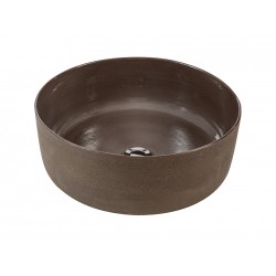 Cipi Index Rough countertop basin in natural finishing 46 cm