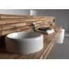 Hidra Komfort countertop basin 43 cm white shine