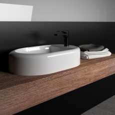 Hidra Komfort countertop basin 60 cm white KM60
