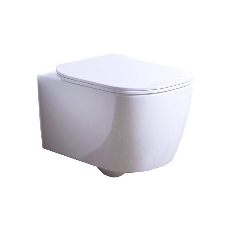 Hidra Faster miska wc bezrantowe + deska wolnoopadająca biała