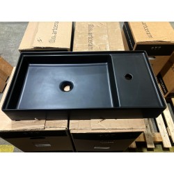 Artceram Scalino 75 countertop basin black mat Sales