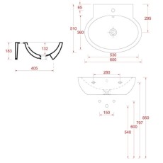 FLL002 rysunek techniczny