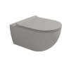 Flaminia App miska wc wisząca GoClean z deską Slim AP118G+QKCW09, cenere