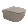 Flaminia App miska wc wisząca GoClean z deską Slim AP118G+QKCW09, argilla mat