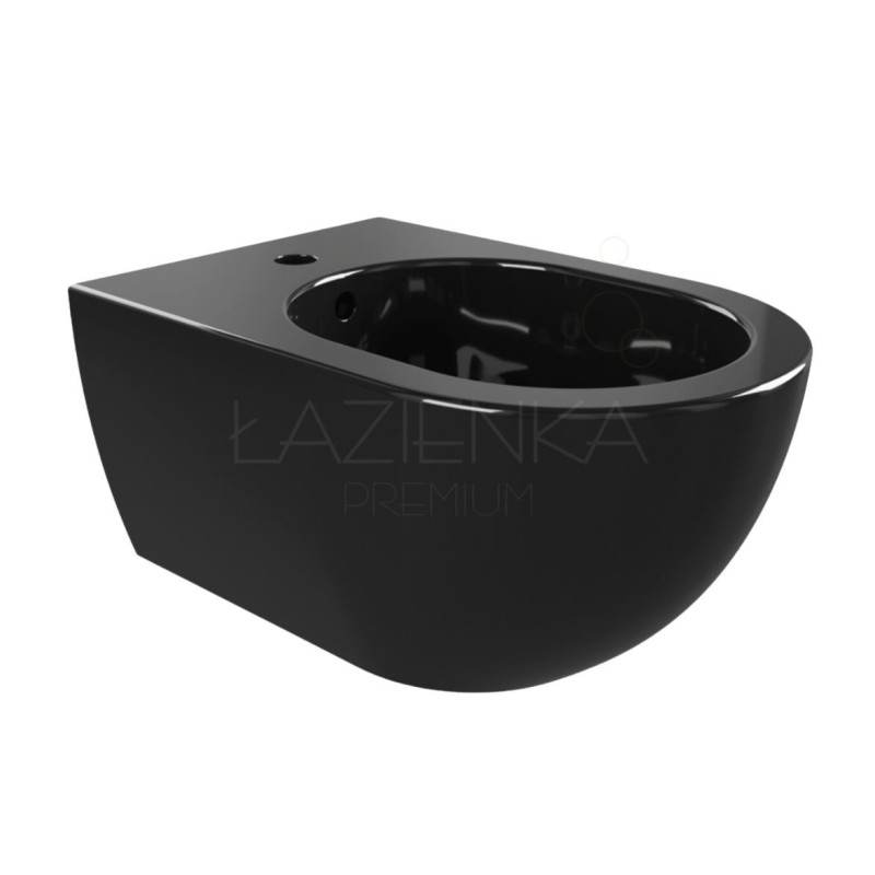 Flaminia App bidet wiszący czarny połysk