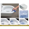 Flaminia App miska wc wisząca GoClean z deską Slim AP118G+QKCW09, cenere