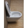 Flaminia App miska wc wisząca GoClean z deską Slim AP118G+QKCW09, carbon