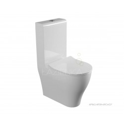 Flaminia App Monobloc wc with goclean system and s/p trap, set with seat cover