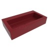 Flaminia Aquagrande Countertop / wall hung basin 100 cm rosso rubens