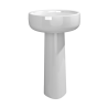 Flaminia Bonola 46 freestanding basin on pedestal  BN46A +BN50