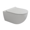 Flaminia App miska wc wisząca GoClean z deską Slim AP118G+QKCW09, Latte biały mat